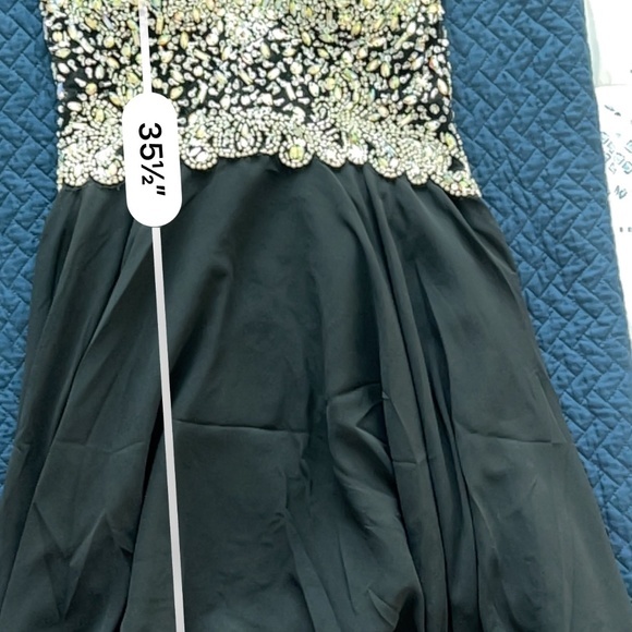 Dancing Queen Beaded Cocktail Dress Black NWOT Size Large - Picture 14 of 16